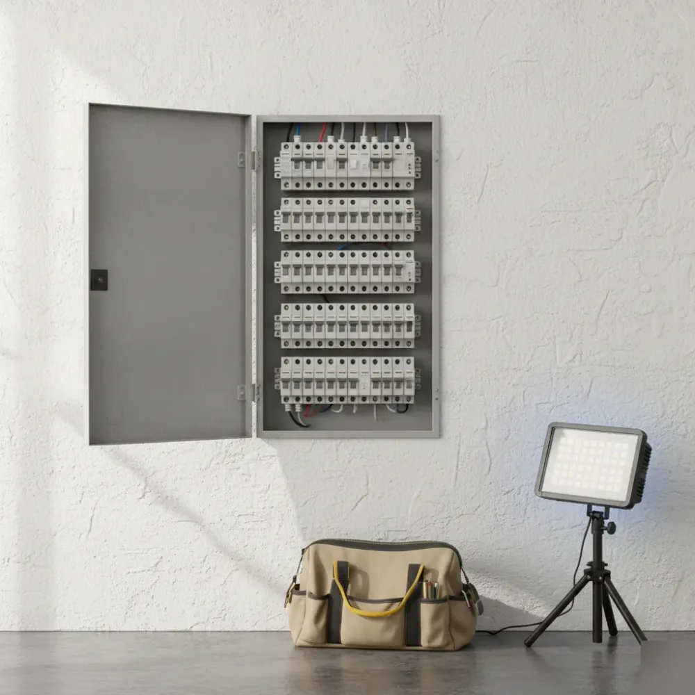 Completed circuit breaker replacement result in clean Oahu home electrical panel