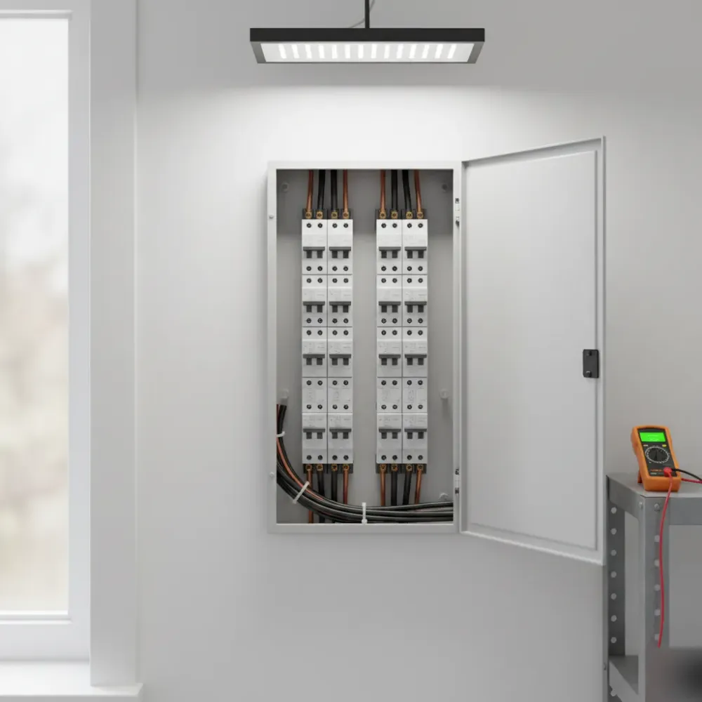 Completed electrical panel replacement result in Oahu residential property