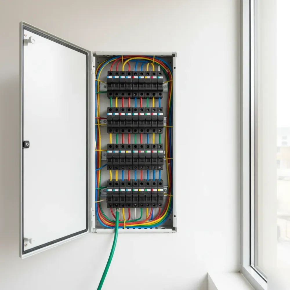 Completed electrical panel installation finished result Oahu property