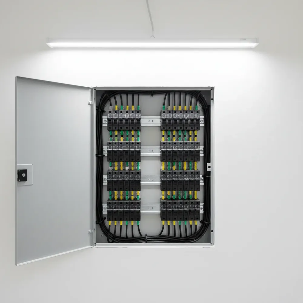 Upgraded residential electrical panel with organized wiring in Oahu home